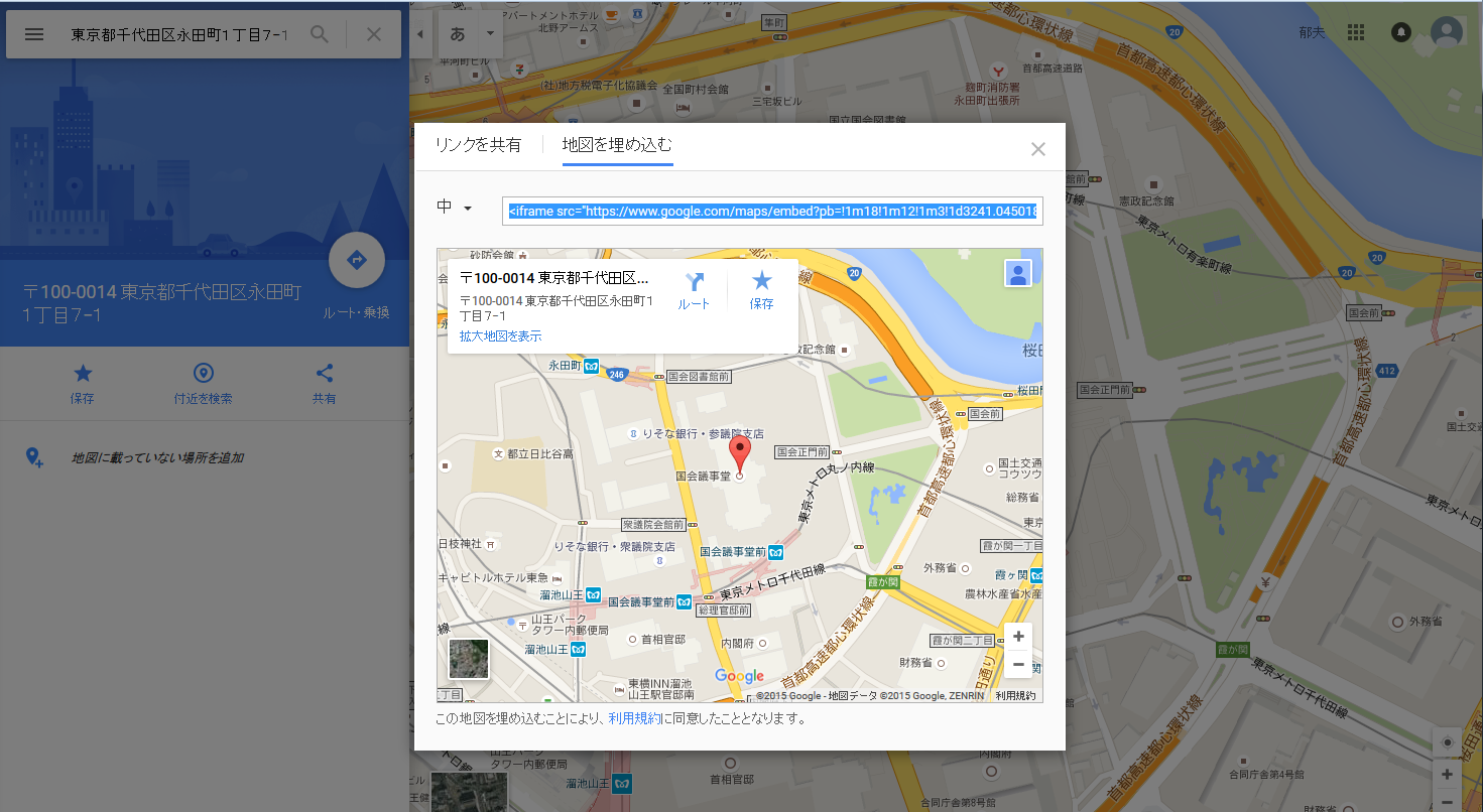 google map sample
